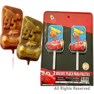 MOLDE PLACA PALETA CARS X 1